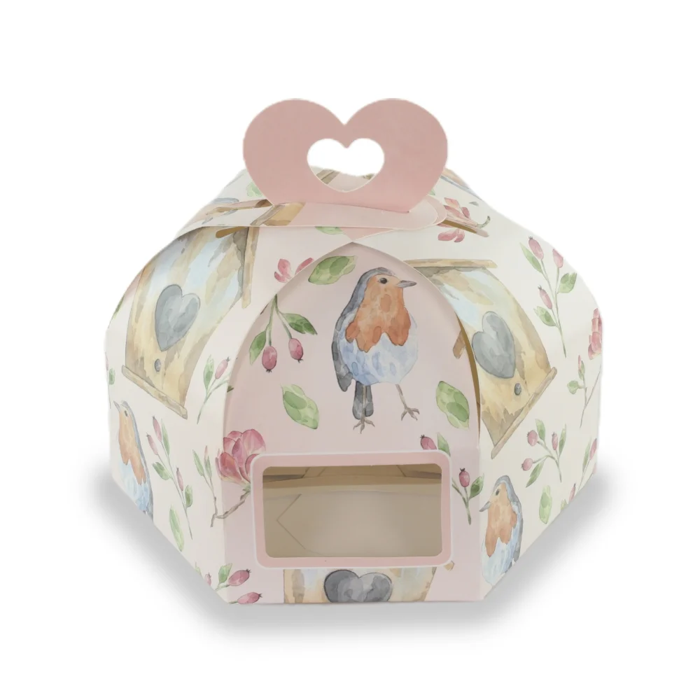 DRY CAKE BOX / HAMPER BOX - 7 Inch - FLORAL (Pack of 8) - Image 3