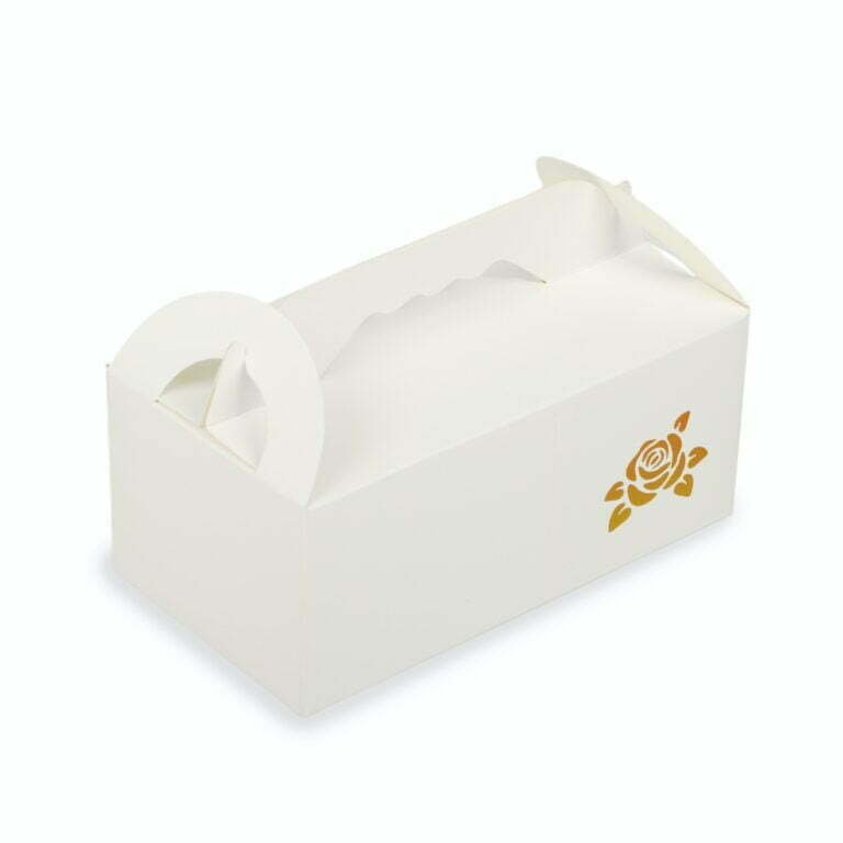 LOAF CAKE / BREAD BOX KRAFT STYLE WITH HANDLE (Pack of 8) Chic a Choc