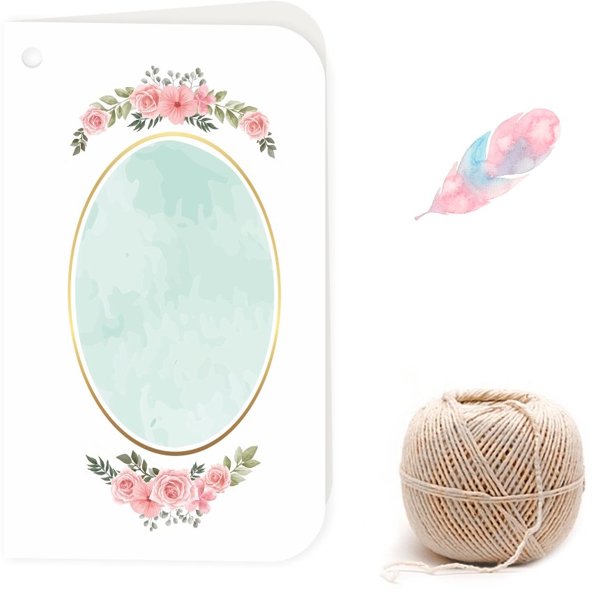 Write Your Own Message! - Large Greeting Card Tags