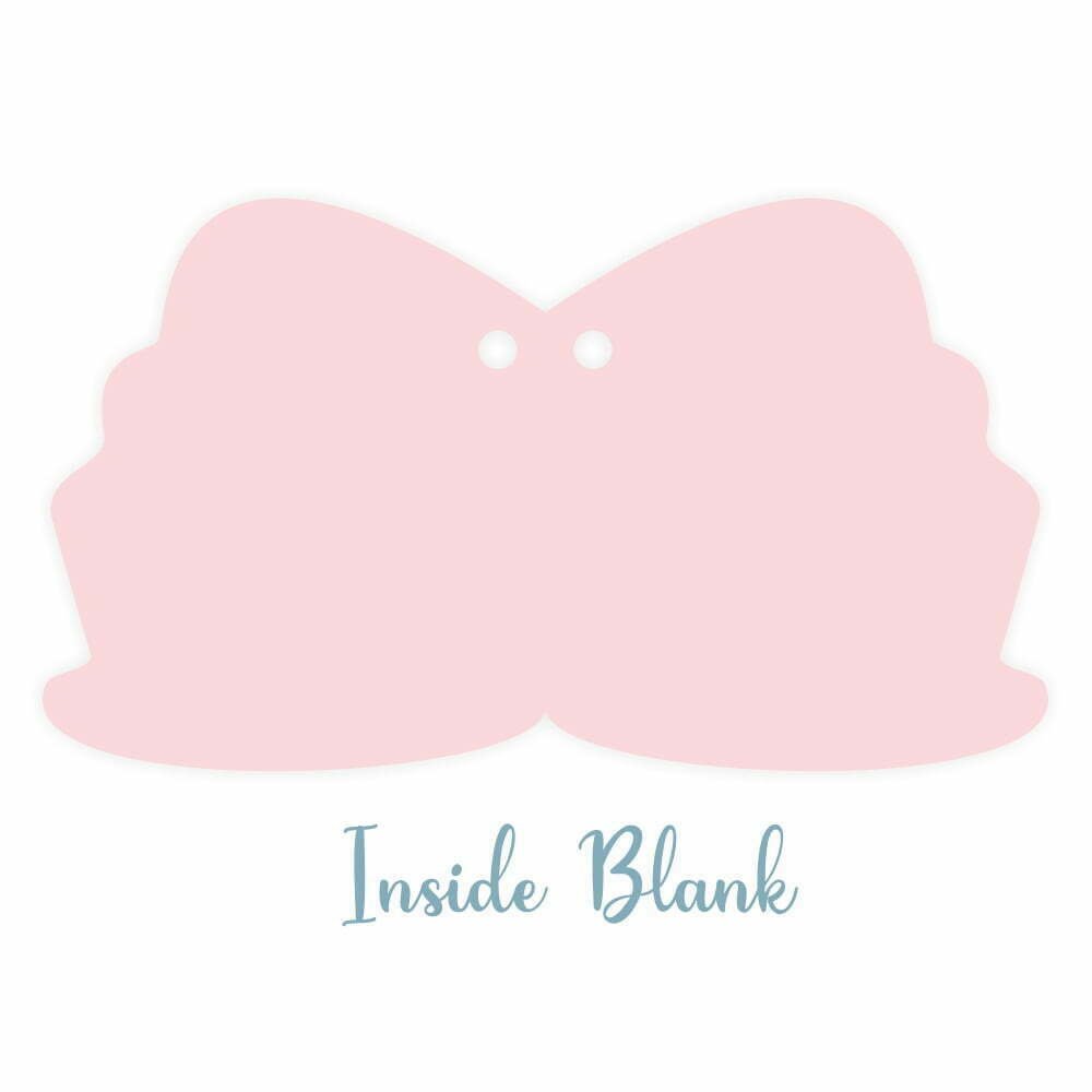 Gold Foil Warm Wishes - Pastel Pink - 25 Card Tags - Image 3