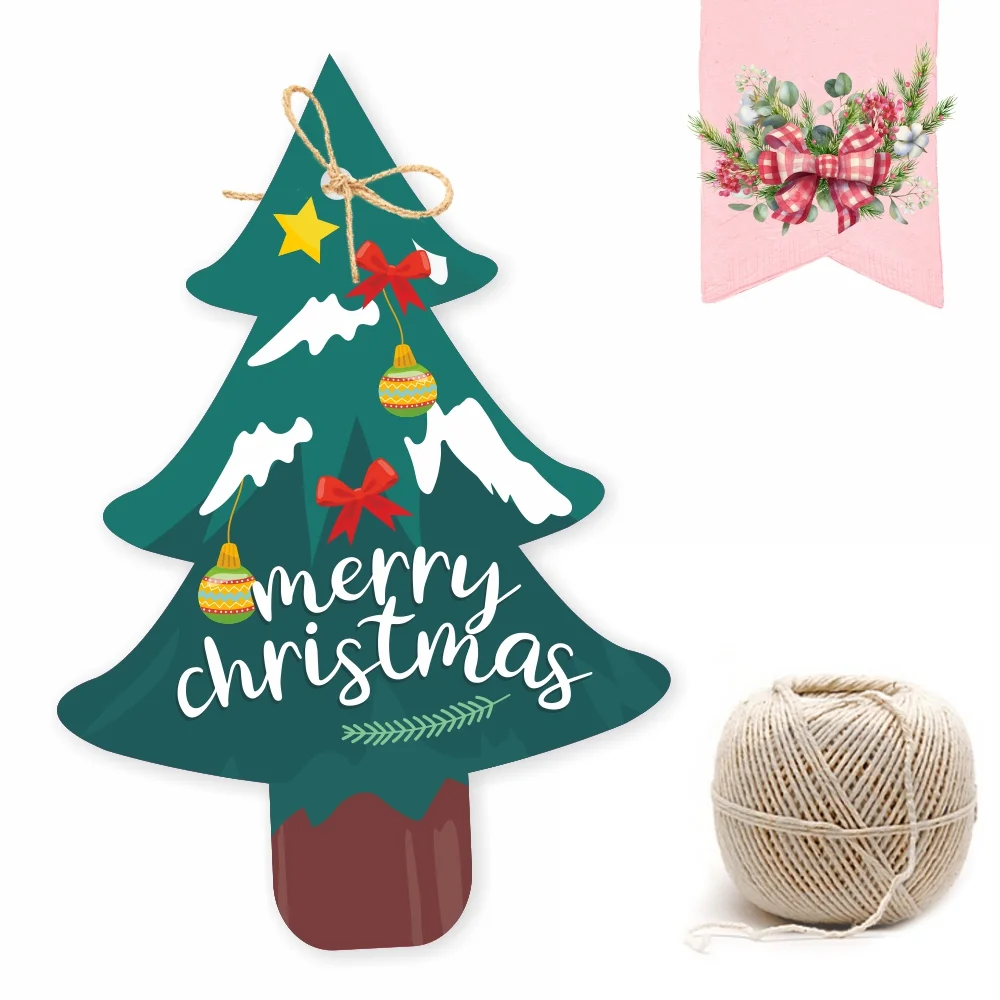 Merry Christmas - Xmas Tree Shape - Gift Tags - Pack of 40 - Image 3