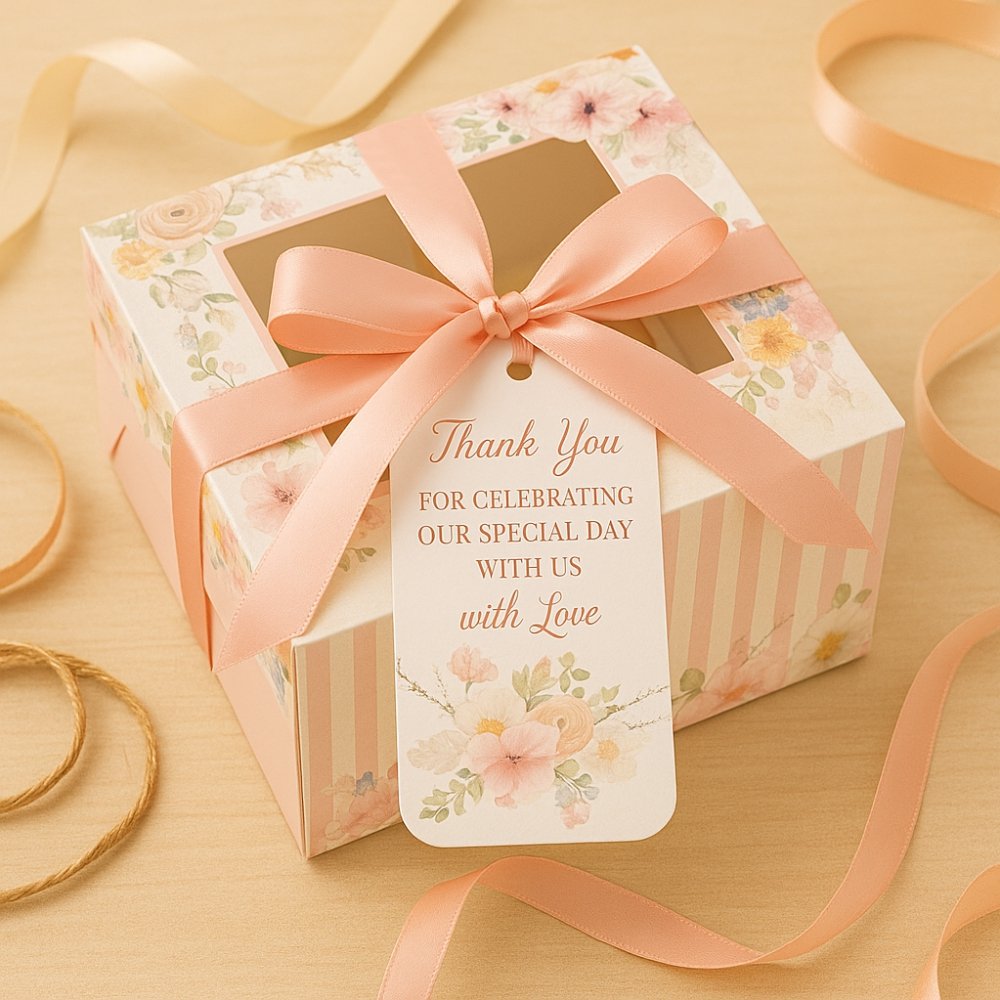 Thank You for Celebrating with Us – Pack of 50 Gift Tags + Jute String - Image 5