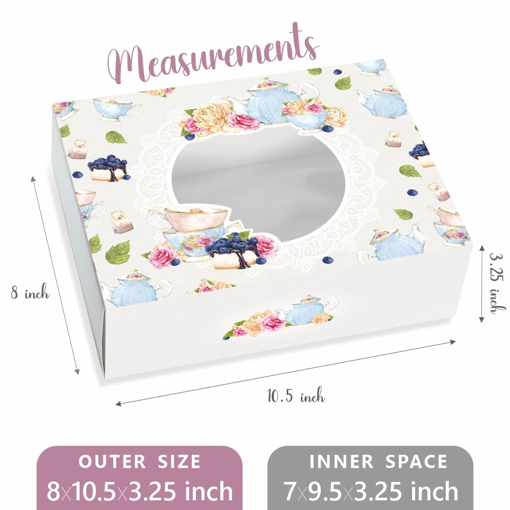 Christmas Tea Party Gift Hamper Box / 4-6 Jars, Loaf, Candles- With Matching Note Cards (Pack of 5) - Image 2