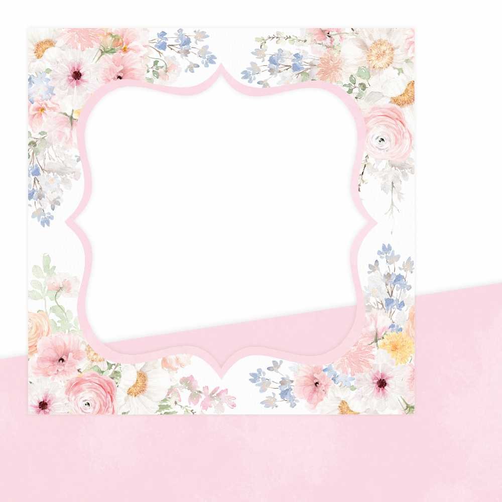 Cake Box for 0.5 Kg (Half KG) - 7x7x4 Inch - Peachy Pink Floral - Premium 350 GSM SBS Paper - Image 3