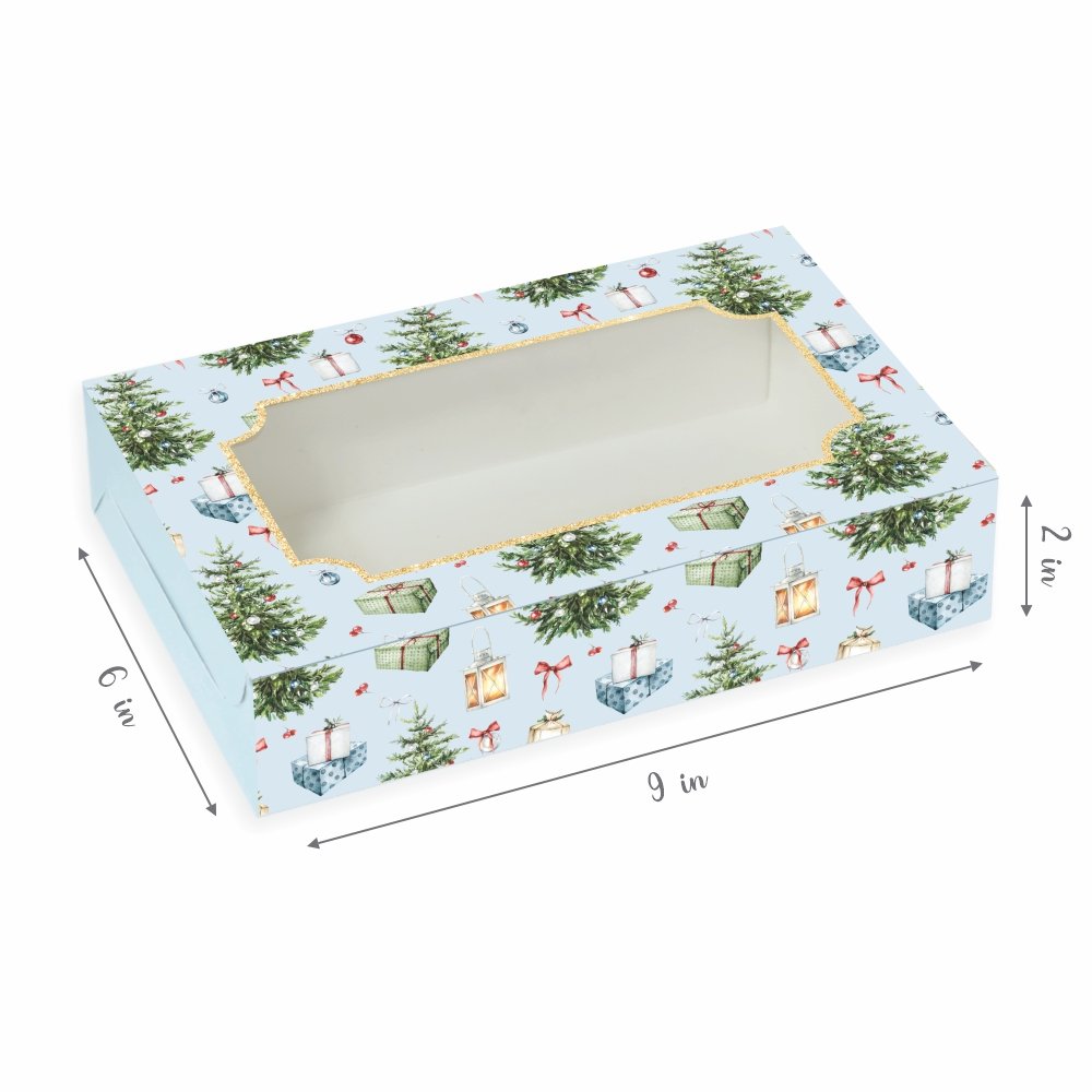 CHOCOLATE BOX FOR 15 - Winter Charm Christmas - With Tray and 15 Cavities (Pack of 8) - Image 4