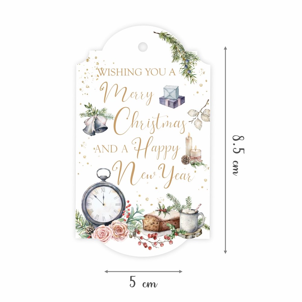 Merry Christmas & Happy New Year – Gift Tags- Pack of 50 - Image 2