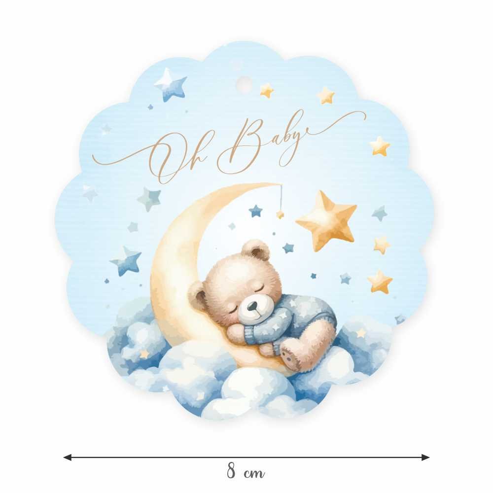 Oh Baby! Baby Shower / Birth Ceremony - Return Favor Gift Tags - Pack of 50 - Image 2