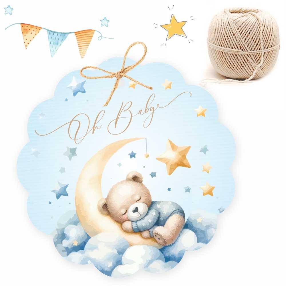 Oh Baby! Baby Shower / Birth Ceremony - Return Favor Gift Tags - Pack of 50 - Image 4