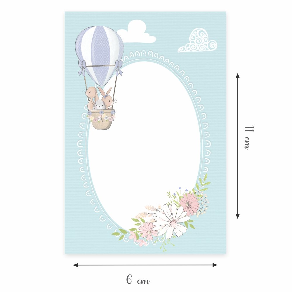 Customized Baby Ceremony / Birthday Tags (Blue) - Pack of 72 - Image 3
