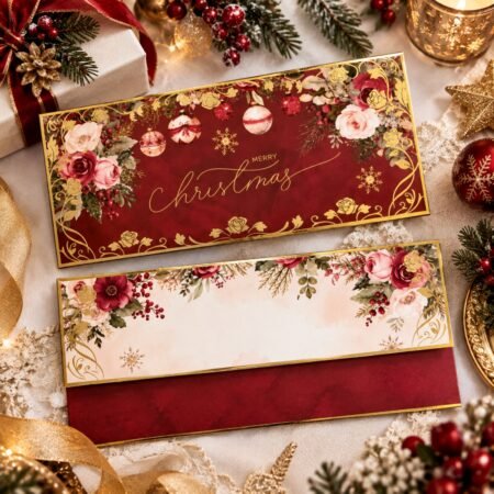 Money Envelope - CHRISTMAS JOY- Pack of 10